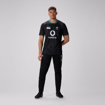 Mens Ireland Pre Game Pro Jersey Black/Green