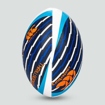 Thrillseeker Rugby Ball Navy/White/Orange