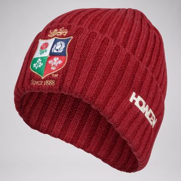 Adult Unisex British & Irish Lions Fleece Beanie Red